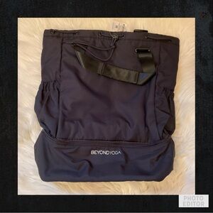 Beyond Yoga Convertible Gym Bag / Backpack - NWT - Black